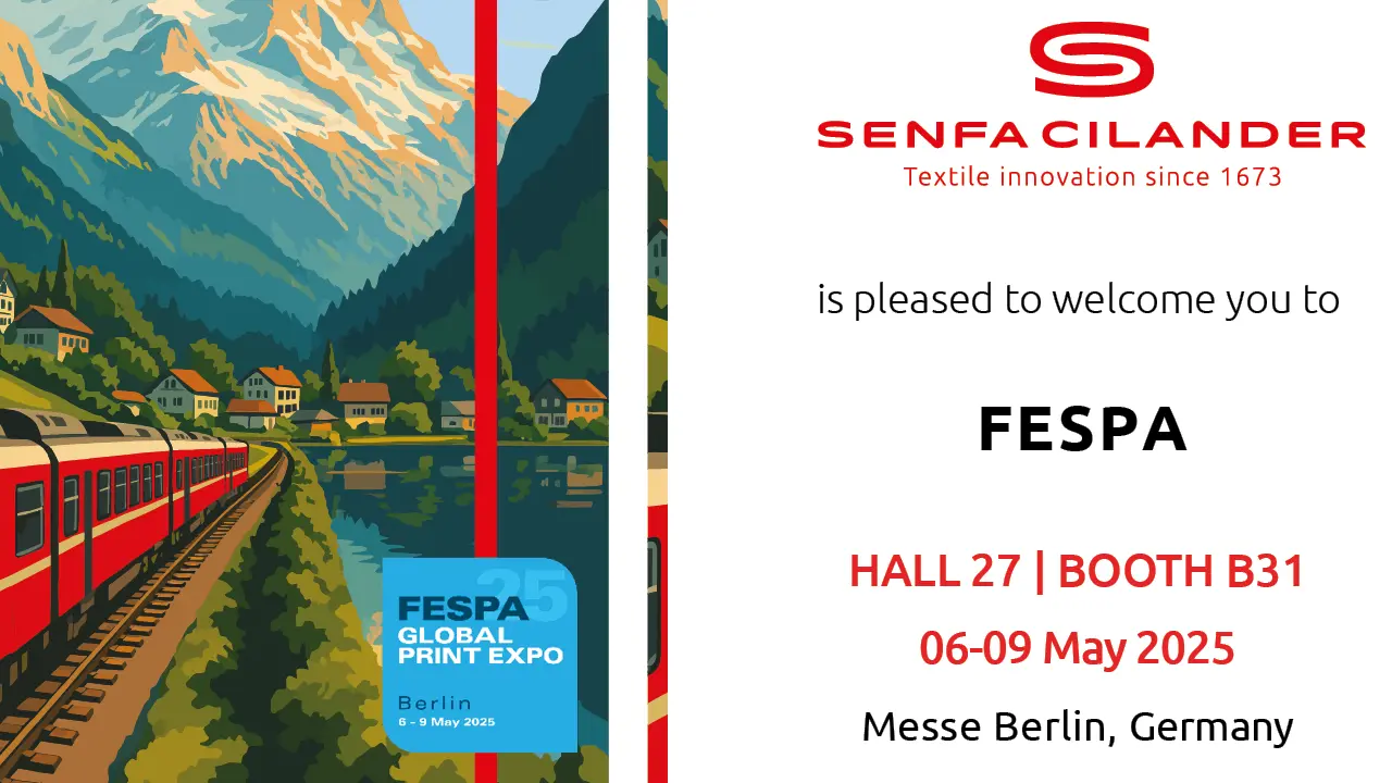 Senfa Cilander präsentiert neue Identität auf der FESPA 2025 | Hochleistungs-Textilien